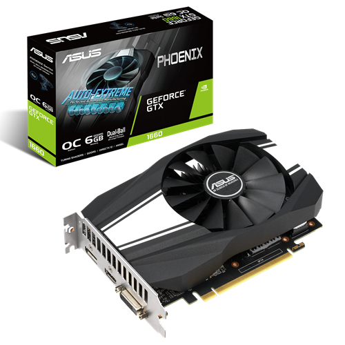 Tarjeta de video Asus Phoenix GTX 1660 6GB GDDR5 PH-GTX1660-06G