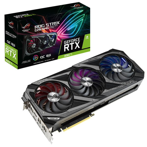 Tarjeta de video Asus ROG Strix RTX 3060 Ti V2 OC 8GB GDDR4