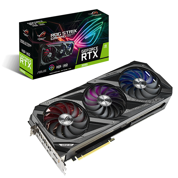 Tarjeta de video ASUS ROG STRIX RTX 3090 OC 24GB GDDR6X PCIe 4.0