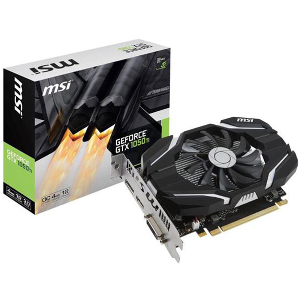 Tarjeta de Video GeForce GTX 1050Ti 4GB OC NVIDIA MSI