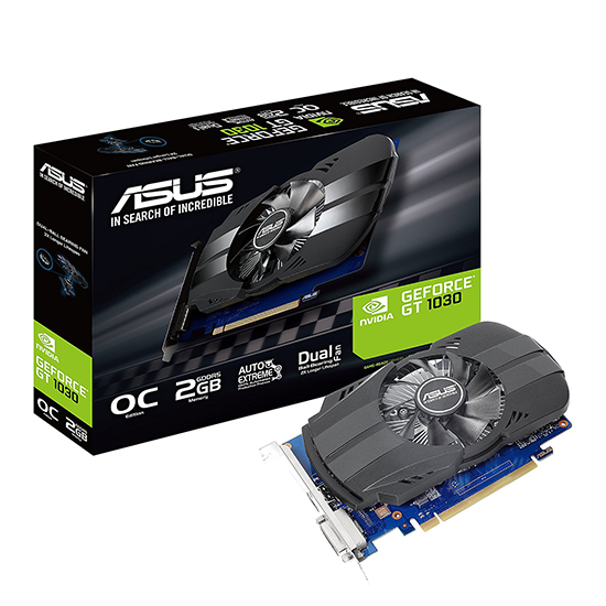 Tarjeta de Video Geforce NVidia GT 1030 2GB OC GDDR5 ASUS