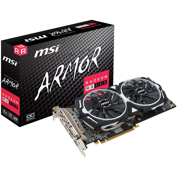 Tarjeta de Video Radeon RX-580 ARMOR 4GB DDR5 MSI