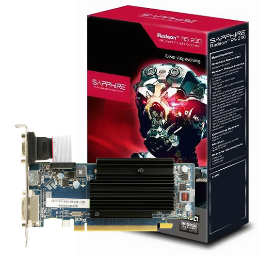 Tarjeta de video Sapphire AMD Radeon R5 230 1GB