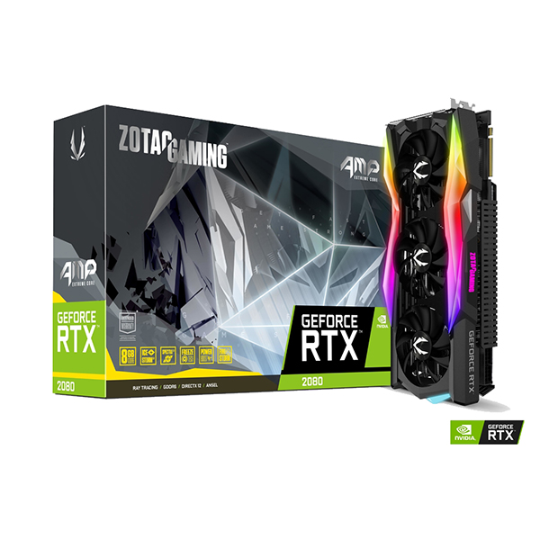 Tarjeta de video Zotac RTX 2080 AMP! Extreme Core 8GB GDDR6 256Bit ZT-T20800C-10P