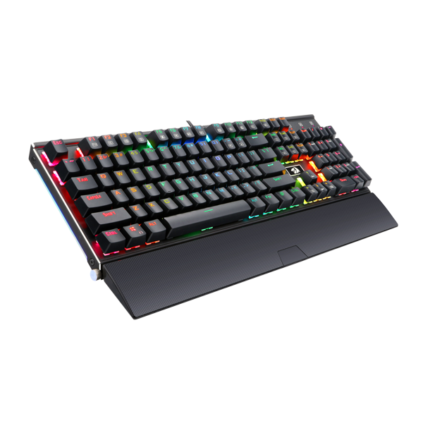 Teclado Gaming Redragon K567 RAHU RGB Mecánico Cherry Blue