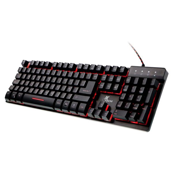 Teclado Gaming Xtech XTK-520S Revenger USB Iluminado LED