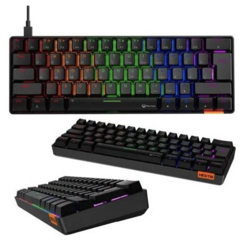 Teclado Mecanico GAMING MEETION, Type C, MK005BT