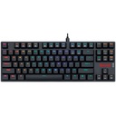 Teclado Mecánico Redragon APS tkl K607 LED RGB, switch azul (cable)