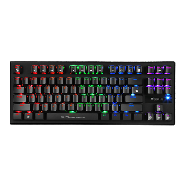 Teclado Mecánico Xtrike Me GK-979 Switch Azul, Rainbow Backlight