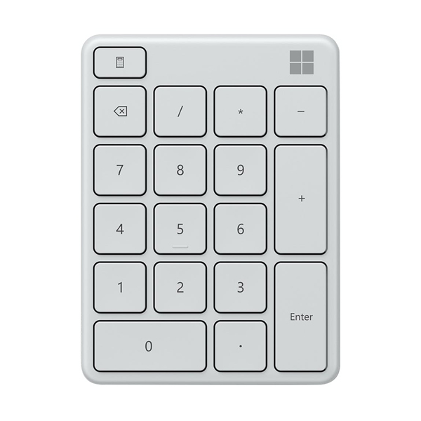 Teclado Numérico Microsoft Bluetooth 5.0 Blanco - ‎23O-00031