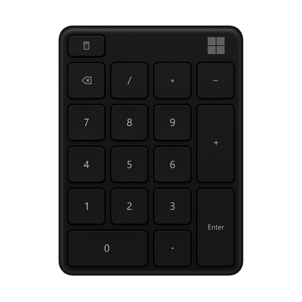 Teclado Numérico Microsoft Bluetooth Negro - ‎23O-00016