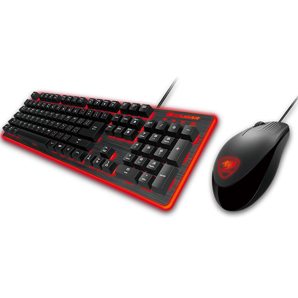 Teclado y Mouse Gaming Deathfire Híbrido Mecanico, Mouse 2000DPI Cougar