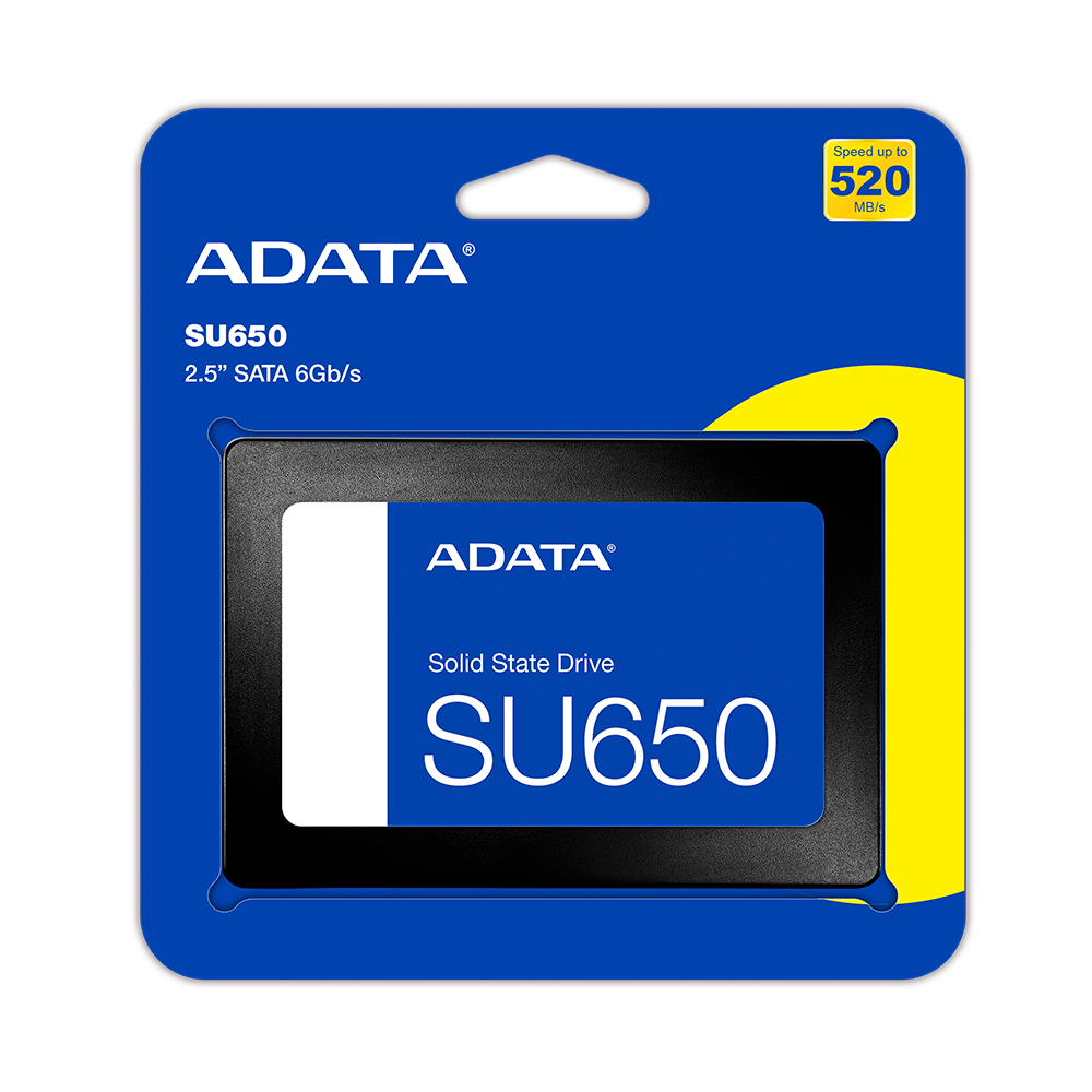 UNIDAD DE ESTADO SOLIDO SSD ADATA Ultimate SU650, 256GB, 2.5" ASU650SS-256GT-R