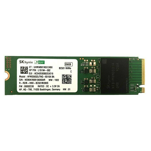 Unidad M.2 Hynix 256GB SSD PCIe NVMe HFM256GDJTNG