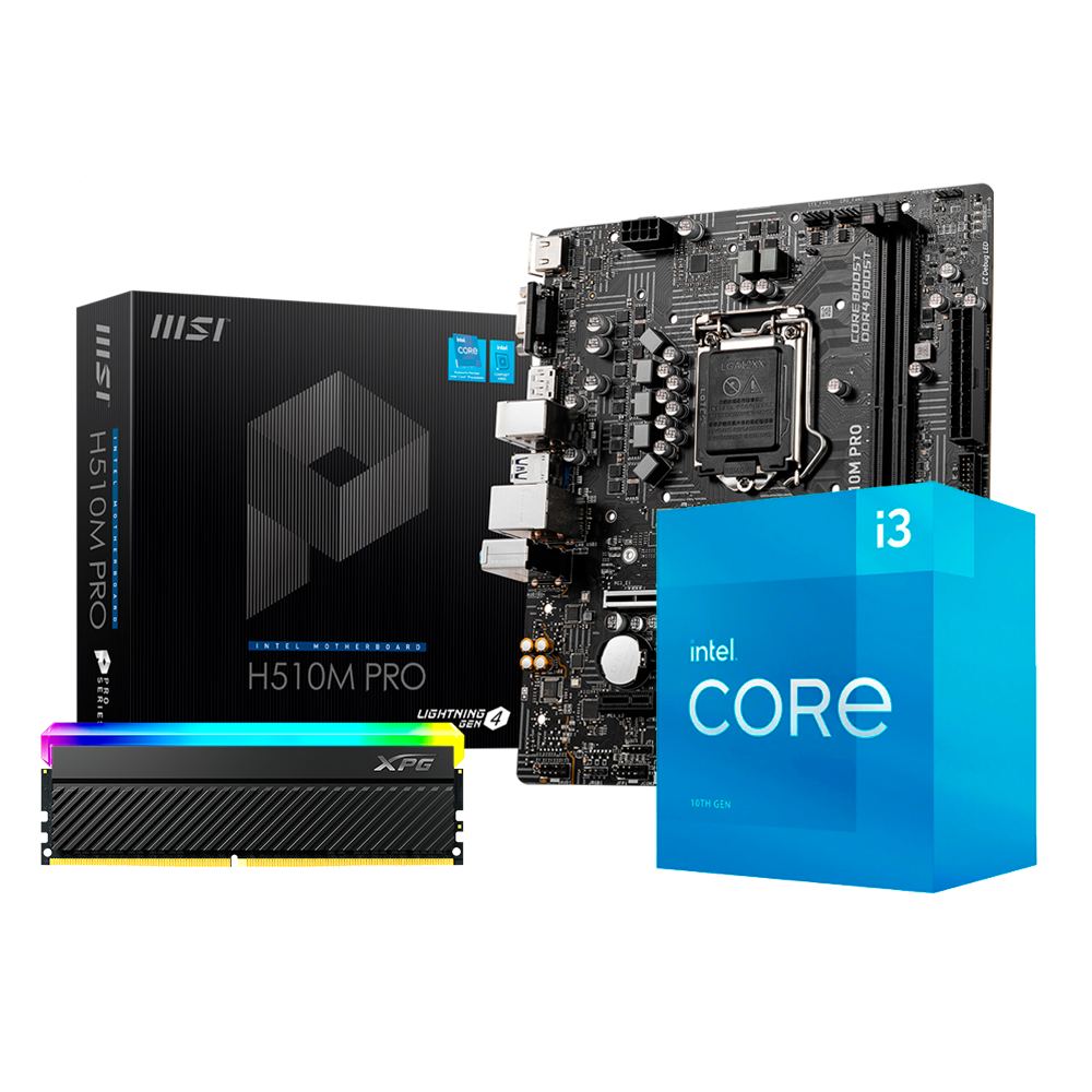 UPGRADE KIT i3-10105, Chipset H510, 16GB RAM
