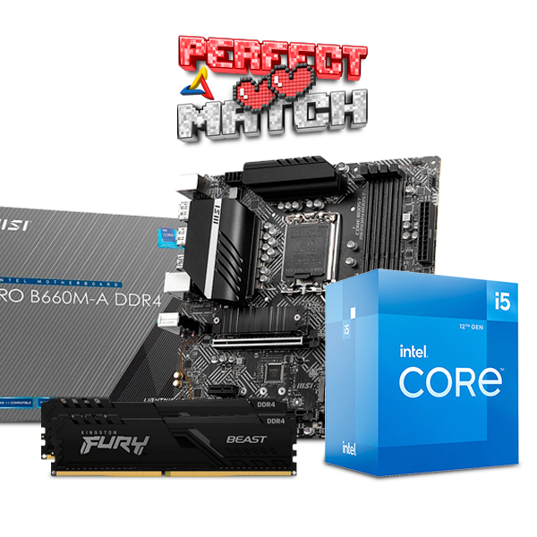 UPGRADE KIT - i5 12400, 16GB DDR4, B660M-A