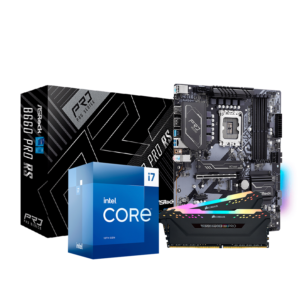 UPGRADE KIT intel i7-13700, Chipset B660, 16GB DDR4
