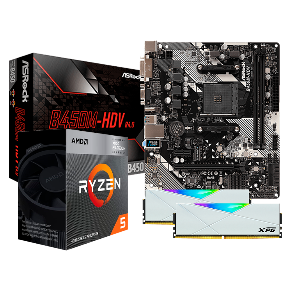 Upgrade Kit Ryzen 5 4600G, Chipset B450, 16GB DDR4