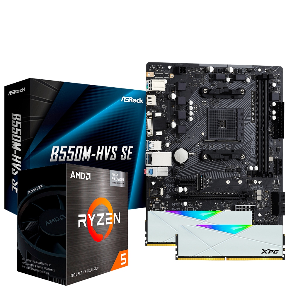 Upgrade Kit Ryzen 5 5600G, Chitset B550, 16GB DDR4