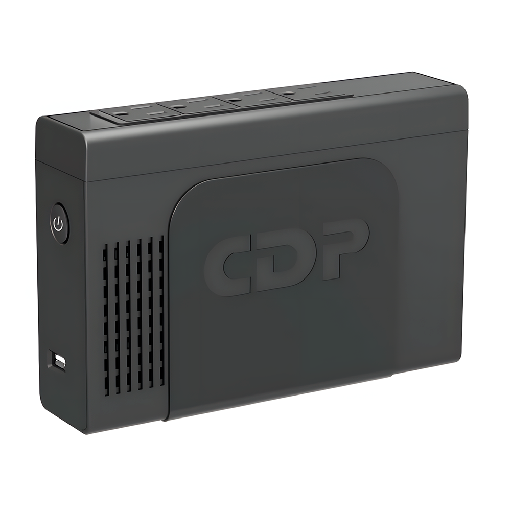 UPS CDP LI-504, 500VA/250W 4 Output, 1 USB , Charger Port Compact Lithium,120V AC