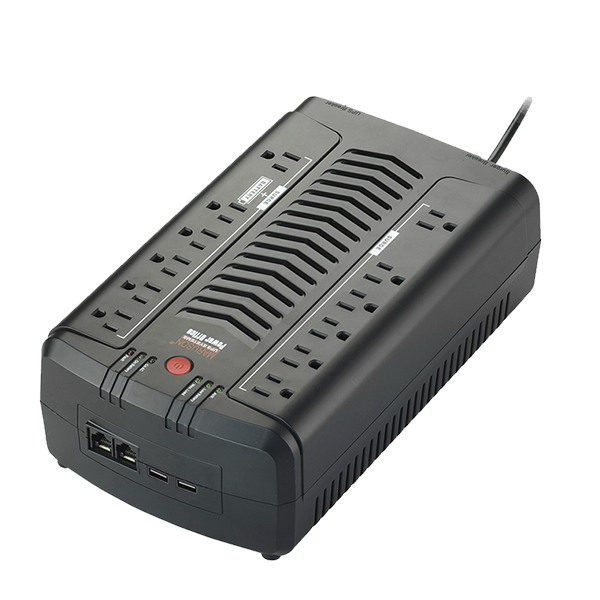 UPS MARUSON 800VA 420W 12 Salidas 2xUSB RJ45 POF-800UA (SIN CAJA)