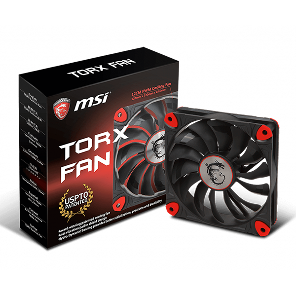 Ventilador Case MSI TORX 12cm Hydro-Dynamic