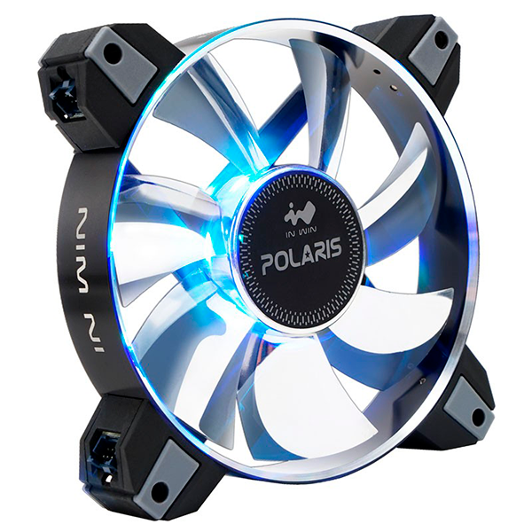 Ventilador InWin Polaris Silent Aluminun RGB  2 Pack