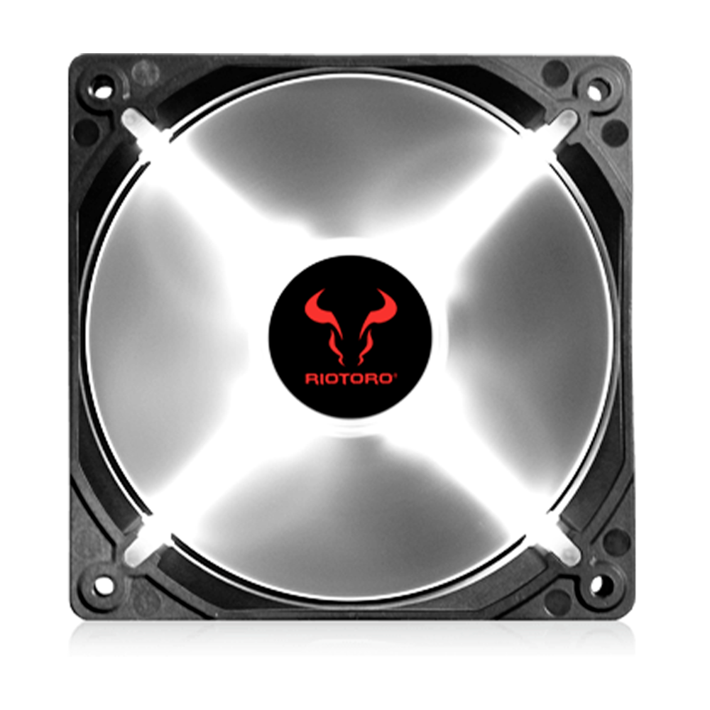 Ventilador Riotoro CROSS-X Classic LED 120 Fan White