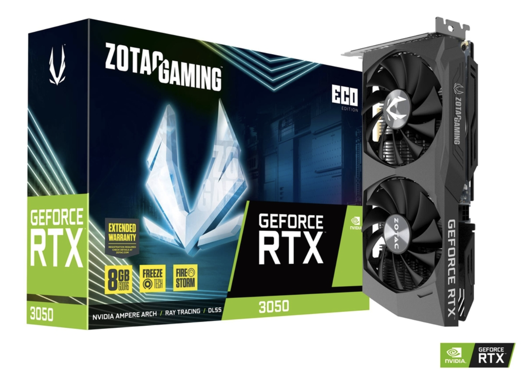 ZOTAC GAMING GEFORCE RTX 3050 8GB ECO ZT-A30500K-10M