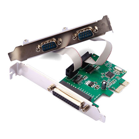 Tarjeta PCIe Serial / Paralelo, de bajo perfil WCH382 Sin Empaque