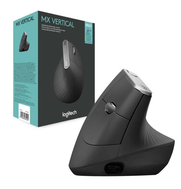 Mouse Logitech MX Vertical Ergonomico inalambrico, 910-005449