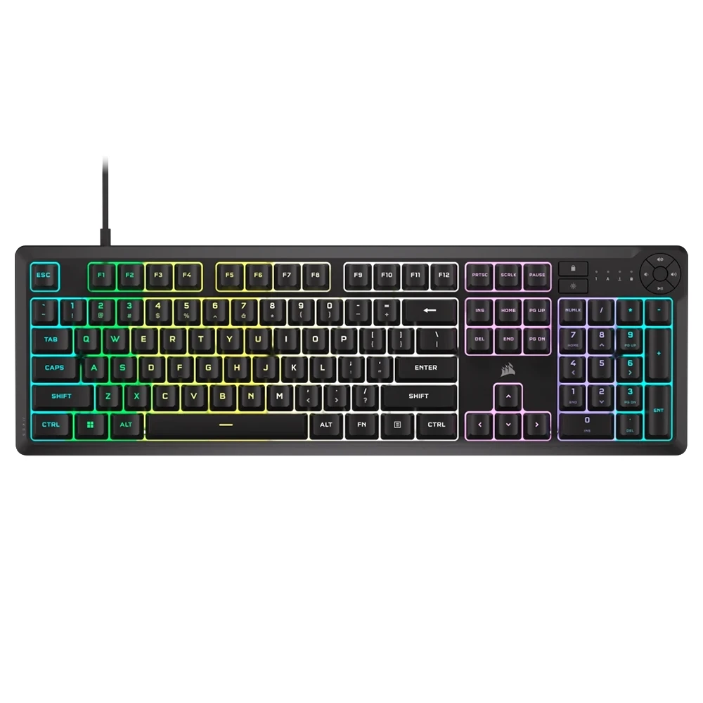 Teclado Corsair K55 CORE RGB SP Black