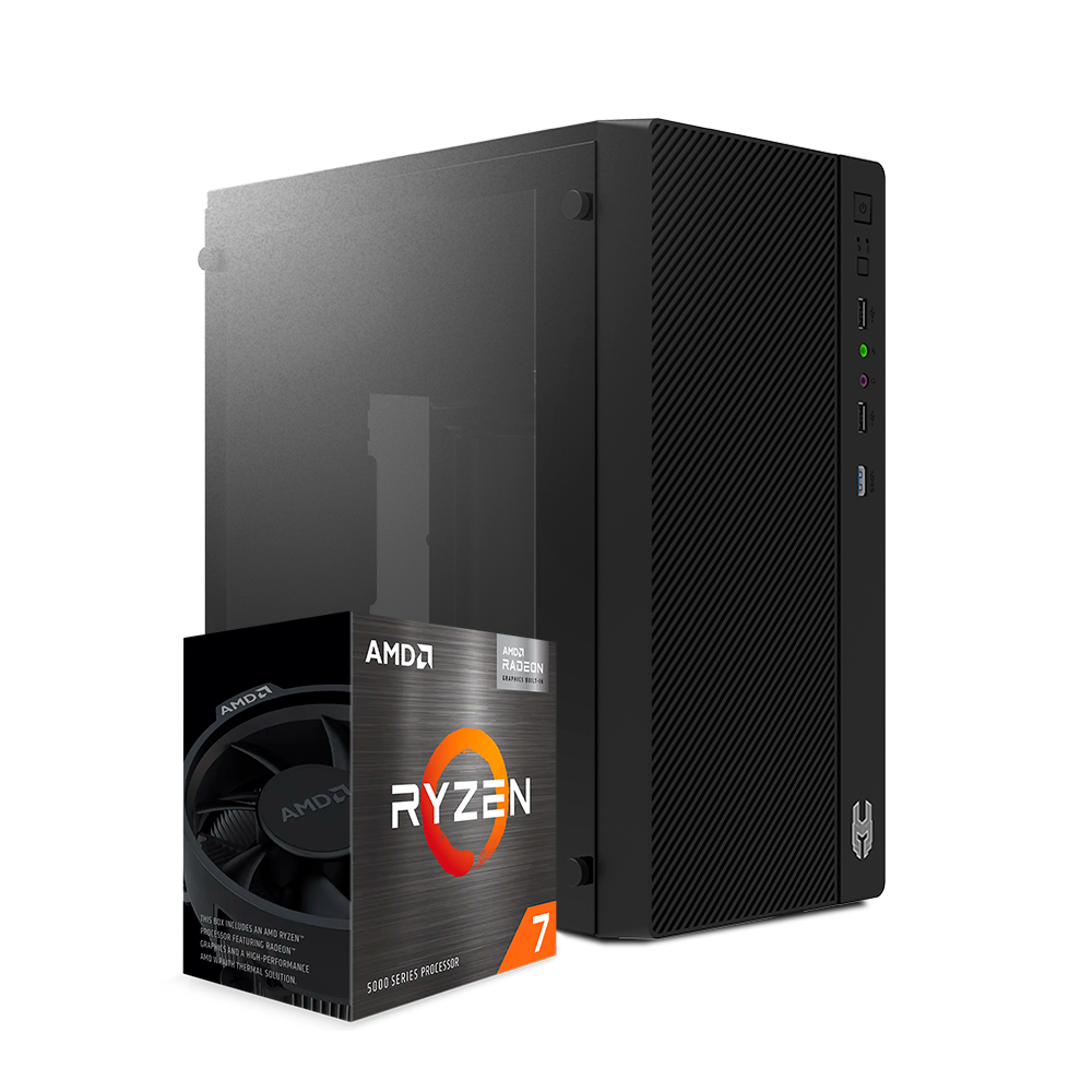 Pc Standad Ryzen 7 5700G, RAM 16GB, SSD 240GB, 500W