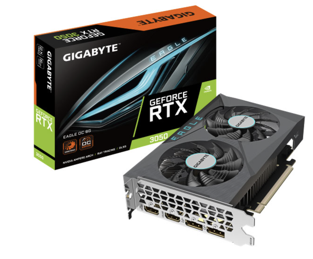 Tarjeta de Video Gigabyte NVIDIA GeForce RTX 3050 Graphic Card - 6 GB GDDR6  GV-N3050WF2OC-6GD