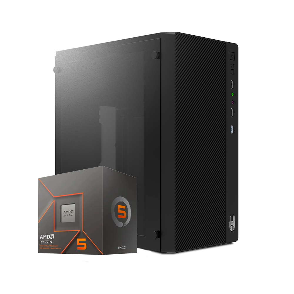 Pc Mesirve Ryzen 5 8500G, DDR5 16GB, M.2 250GB, 600W 80+