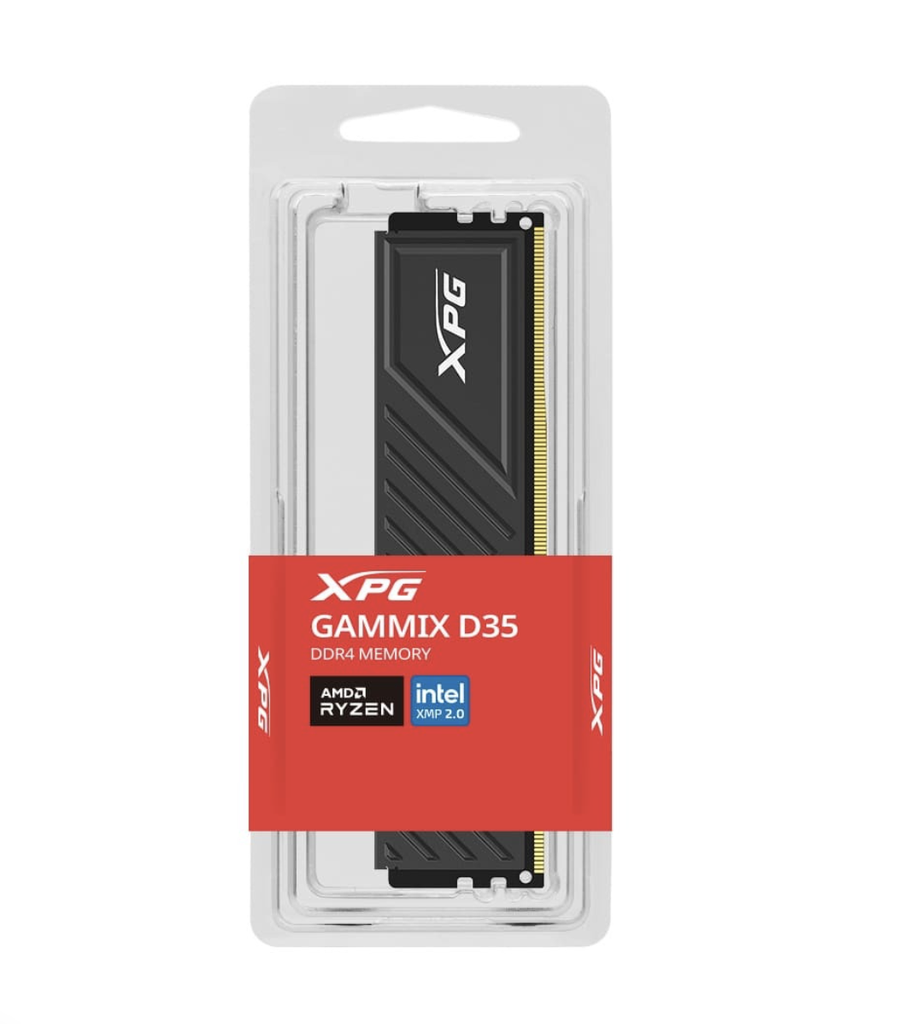 Memoria Ram ADATA DDR4 8GB 3200-16 XPG D35 BK AX4U32008G16A- SBKD35