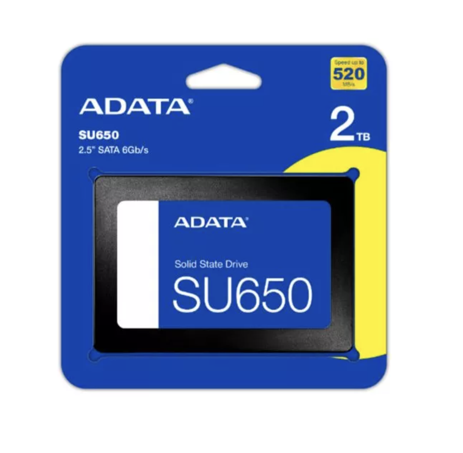 Disco de Estado Solido ADATA SU650 2.5" 2 TB Serial ATA III 3D NAND ASU650SS-2TT-R