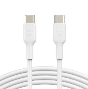 Cable Belkin BoostCharge USB-C to USB-C 1mts. White, CAB003bt1MWH