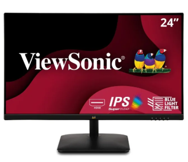 Monitor ViewSonic 24in 1080p 1920x1080 IPS HDMI/VGA 60Hz, VA2435-H