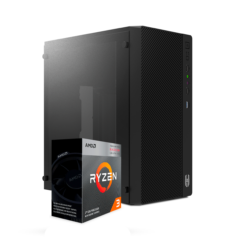 Pc Standard Ryzen 3 3200G, Vega 8, Ram 16GB, M.2 250GB, 500W