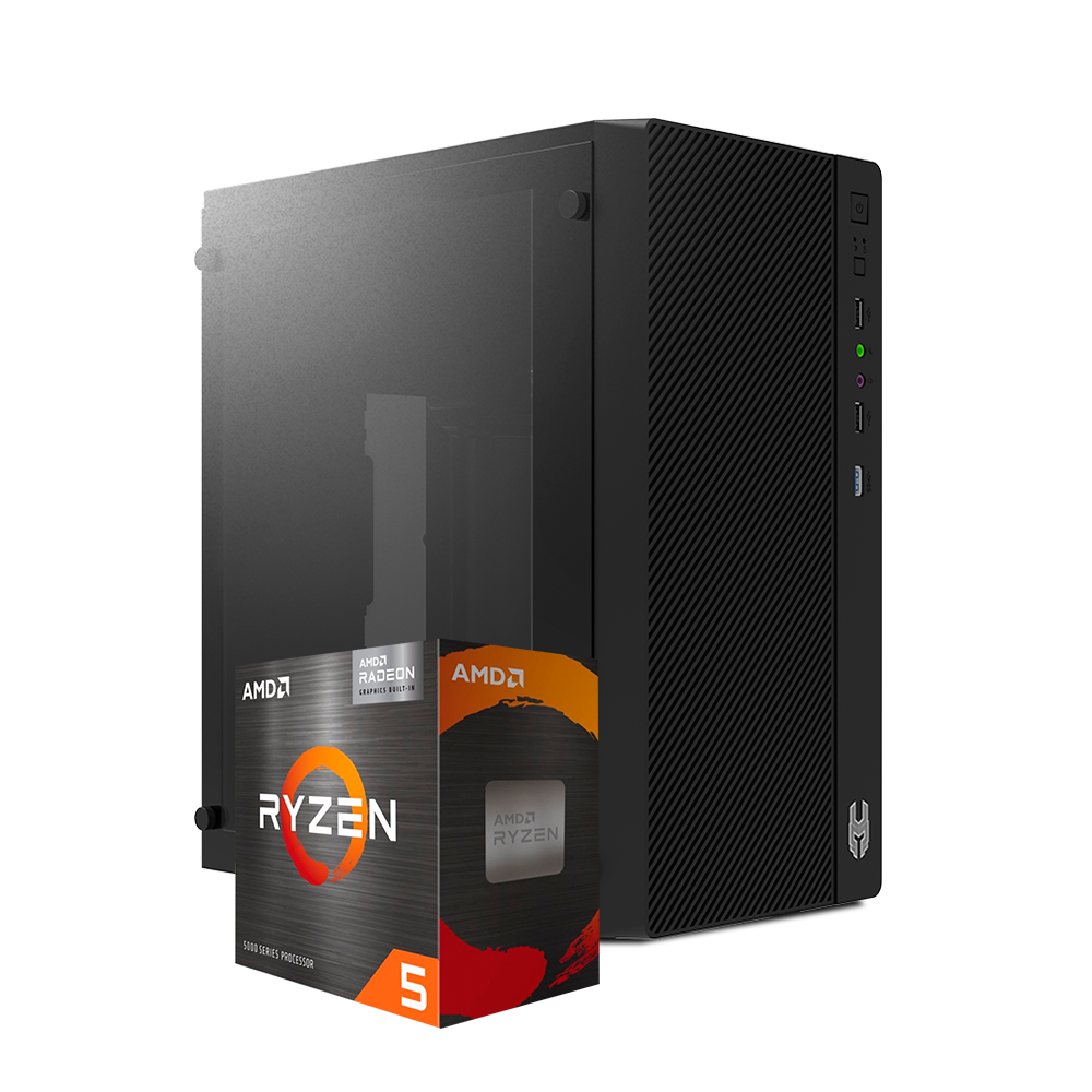 Pc Standard Ryzen 5 5600G, Vega 7, RAM 16GB, M.2 250GB, 500W