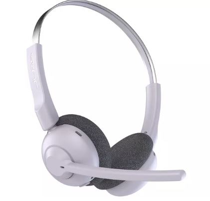 Headset JLAB,  Bluetooth Color LILA, Multipunto 2 dispositivos, 50Hrs., quick mute MIC, Go Work Pop On-Ear Headset PC+MAC+CEL  -HBGWRKPOPRLLC4