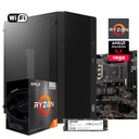 PC EVO Lukies Gaming, AMD R5 5600GT, MB A520M, 16GB Ram DDR4 RGB, SSD 512 M.2, Case Loki 500W TempGlass, WiFi - 