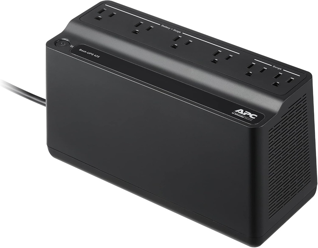 UPS APC, 6 tomas de salida, 425 VA 120 V, BE425M