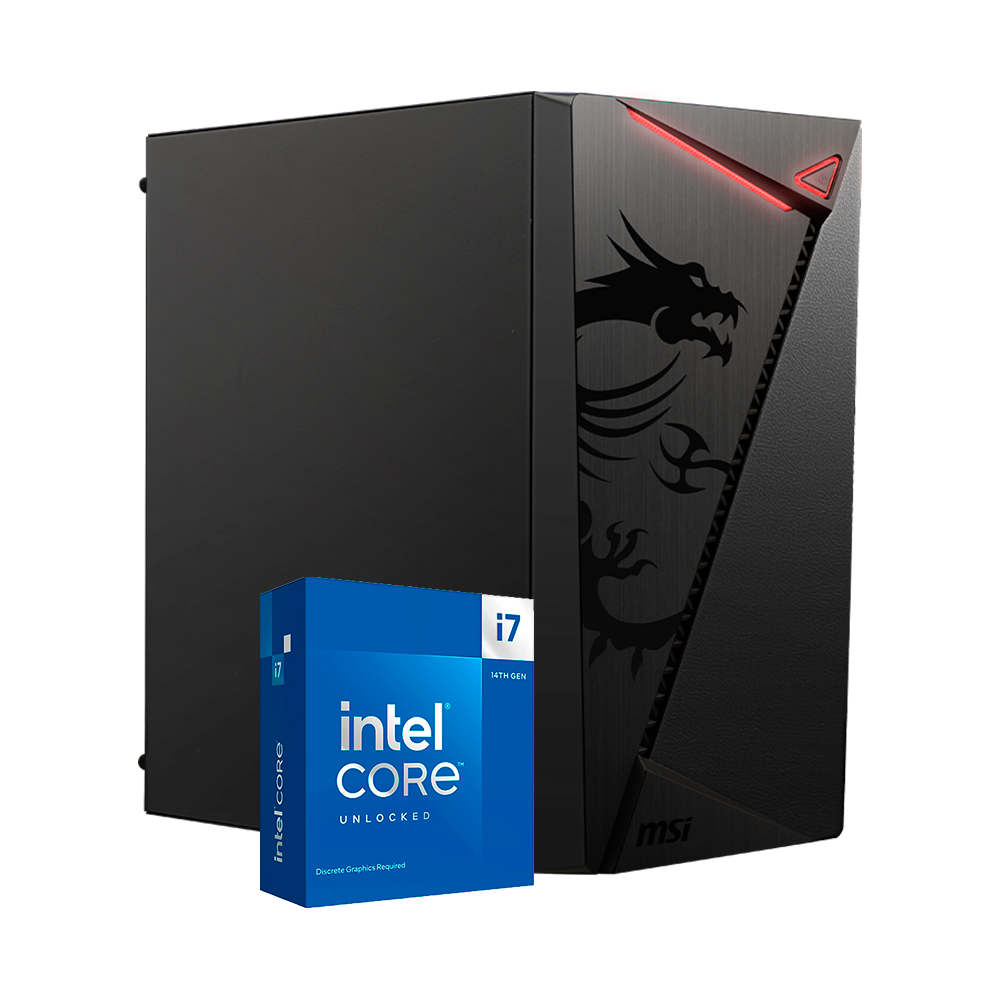 Pc Standard Intel i7 14700K, UHD 770, Disipador 92MM, RAM 16GB, SSD 240GB, 430W