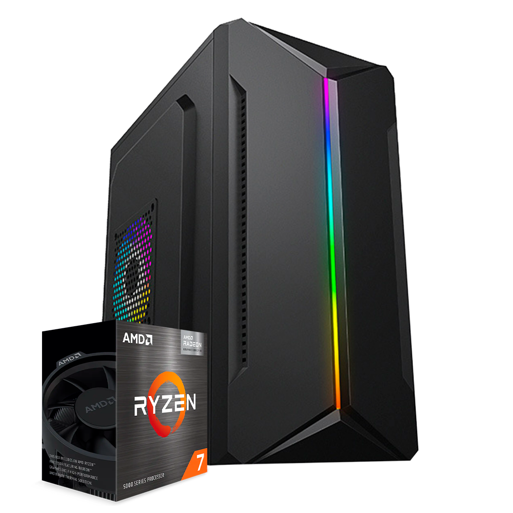 Pc Potato Vega Ryzen 7 5700G, Vega 8, RAM 16GB DDR4, SSD 240GB, PSU 550W 80+
