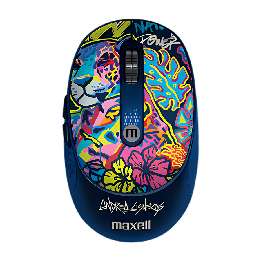 Mouse Inalambrico Maxell, MOWL-320, Limited edition TIGRE, 4000dpi, PC-MAC