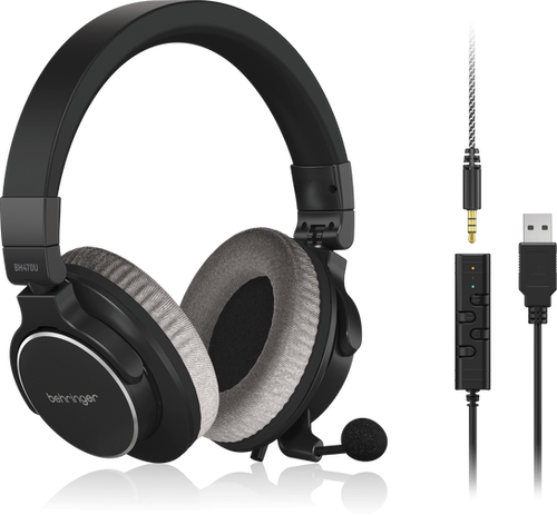 Headset Behringer BH470U 3.5mm + USB | Mic Desmontable