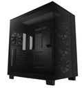 Case NZXT H9 Flow, Mini-ITX, Micro-ATX, ATX, Vidrio templado, 4 ventiladores CM-H91FB-01 color Negro