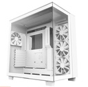 Case NZXT H9 Flow, Mini-ITX, Micro-ATX, ATX, Vidrio templado, 4 ventiladores   CM-H91FW-01 color Blanco
